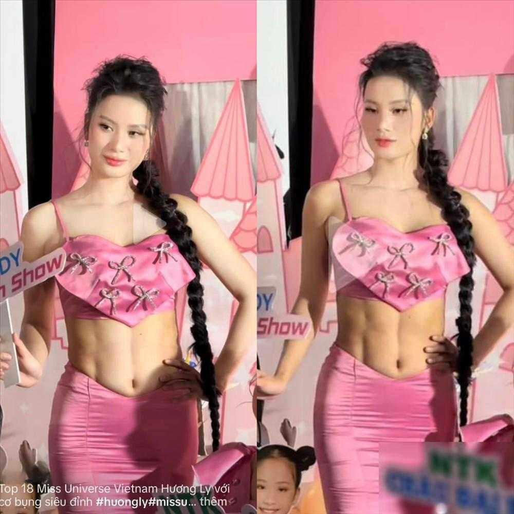 Hương Ly nói gì khi bị nghi phẫu thuật tạo múi bụng trùng điệp