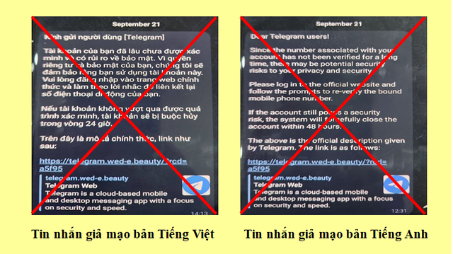 Mất vài phút thực hiện thao tác đơn giản này, hàng triệu người sử dụng Telegram có thể ngăn chặn được rủi ro lừa đảo