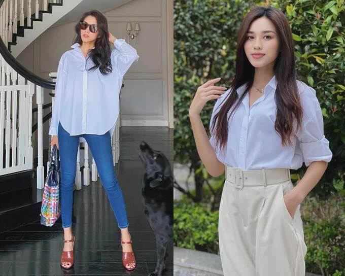 Học Sao Việt cách lên đồ tông trắng trẻ trung, thời thượng